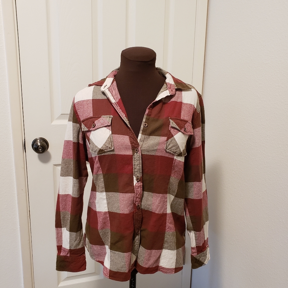 Red white and green flannel